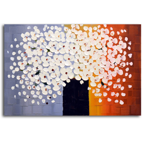 "Bouquet of Pure White" Original Oil Painting on Canvas