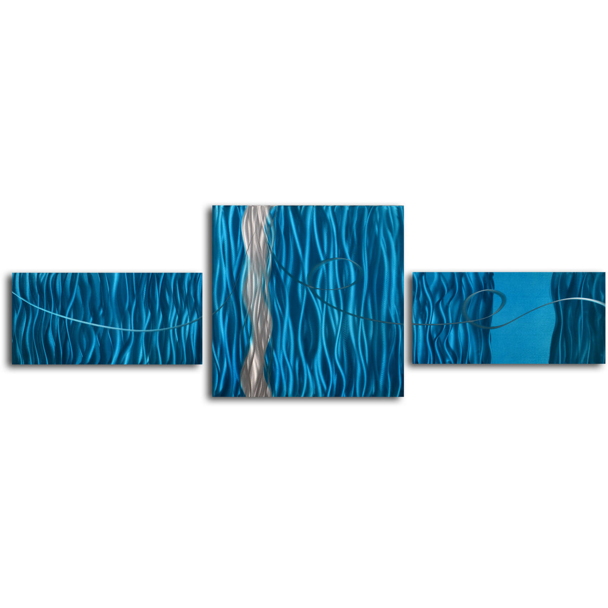 "Anchor chain and rode" 3 Piece Contemporary Handmade Metal Wall Art S