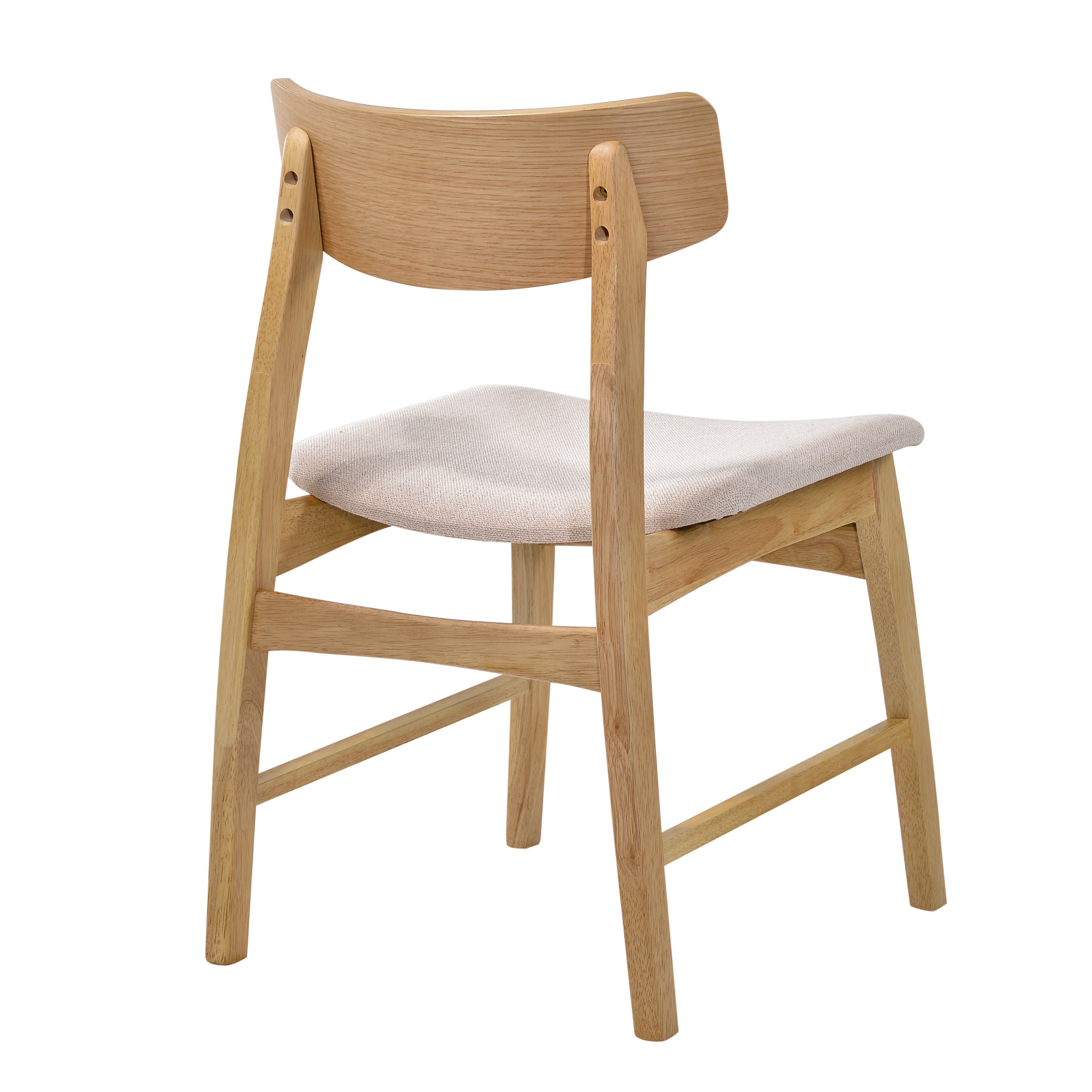 Chanel Dining Chair (Set of 2) - Oak/Beige