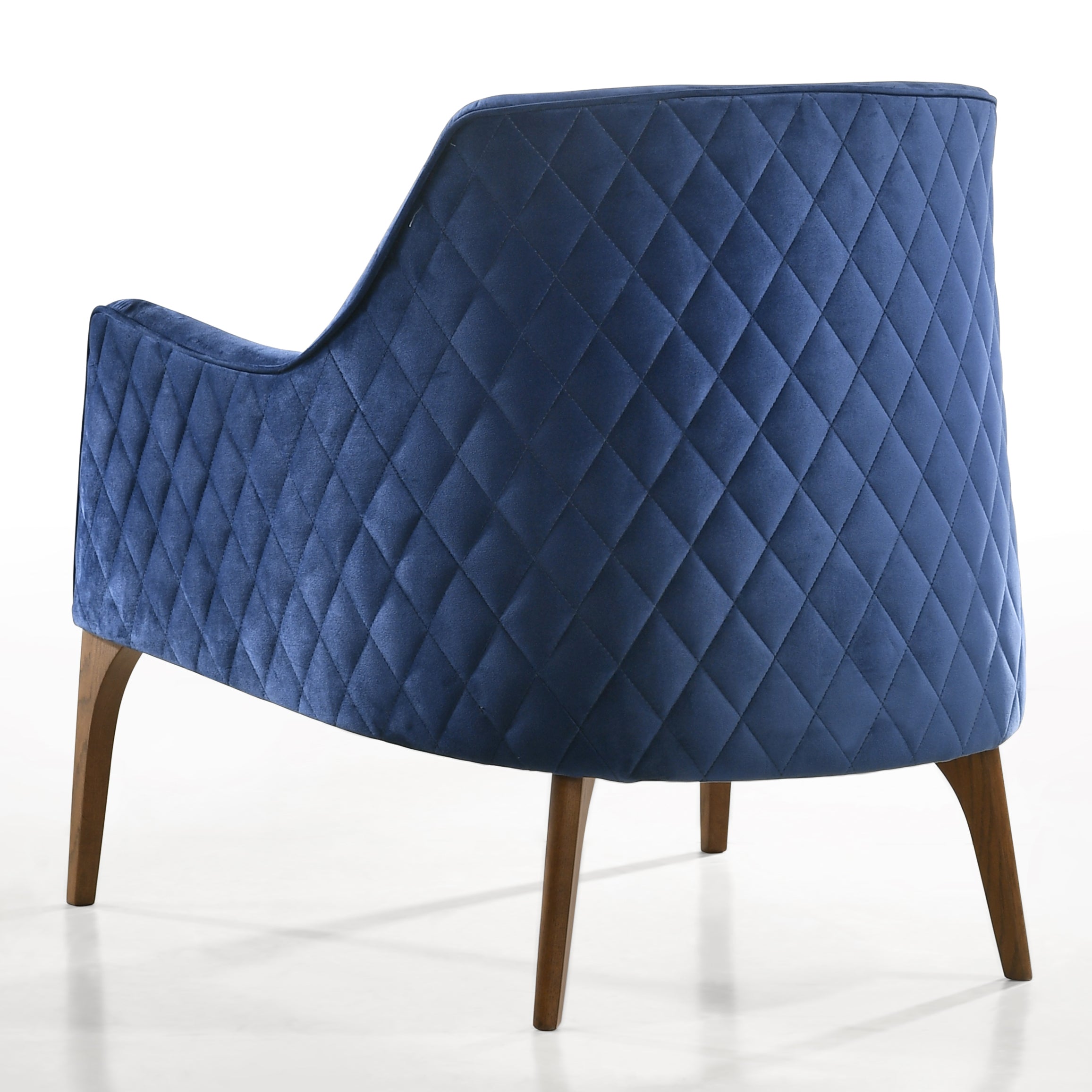 Jane Upholstered Lounge Accent Chair, Blue