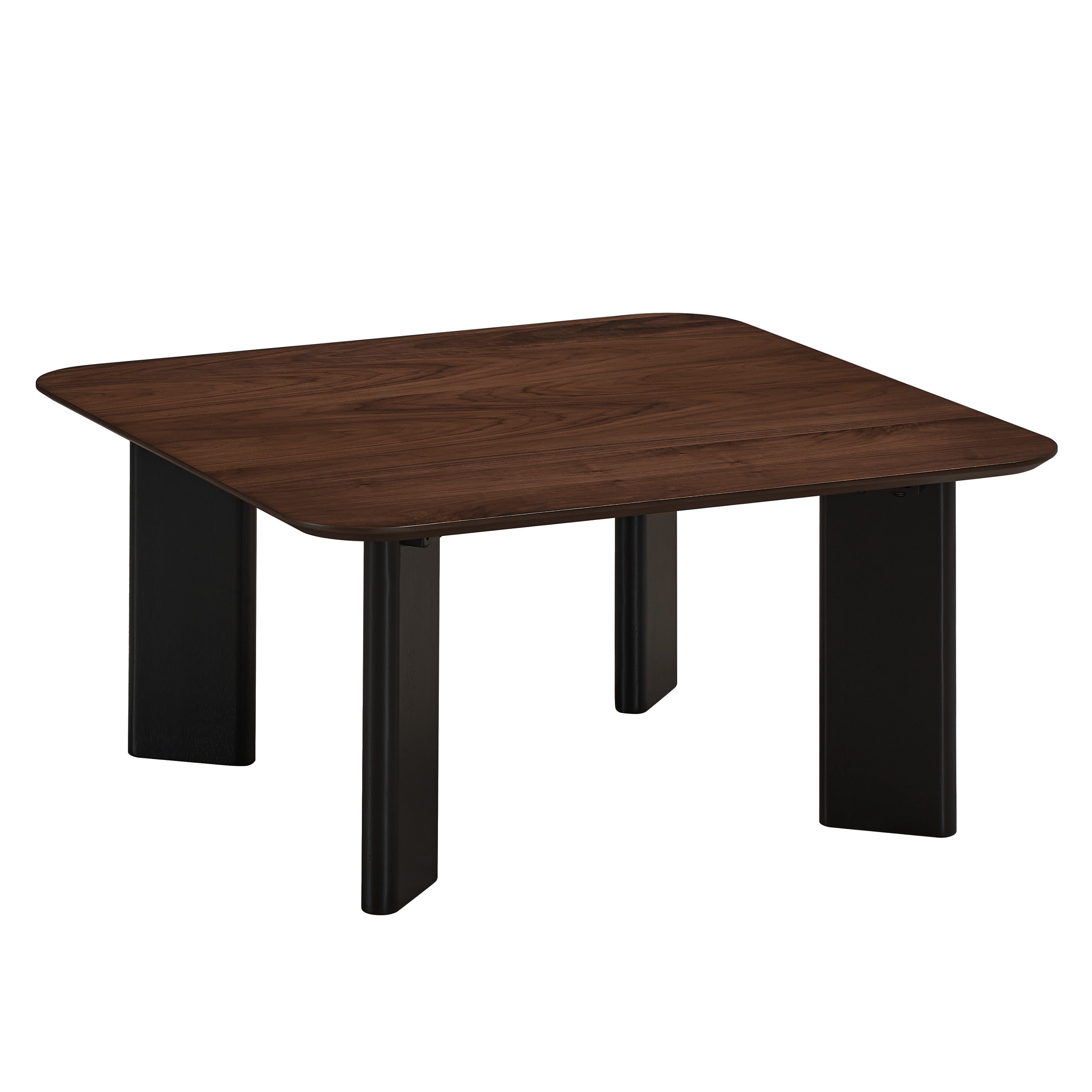 Table Top Examples Square Shape Joss Square Shape Modern Wood Coffee Table, Walnut by NESTMOD – Omax Decor