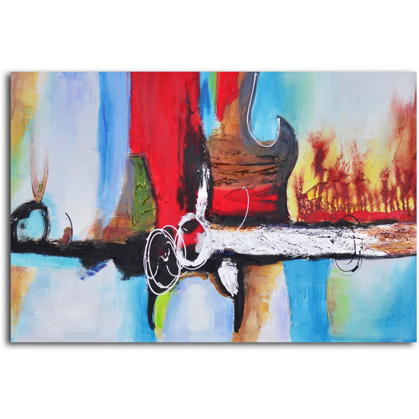 Hand painted "Tunnel Vision" Canvas Wall Art