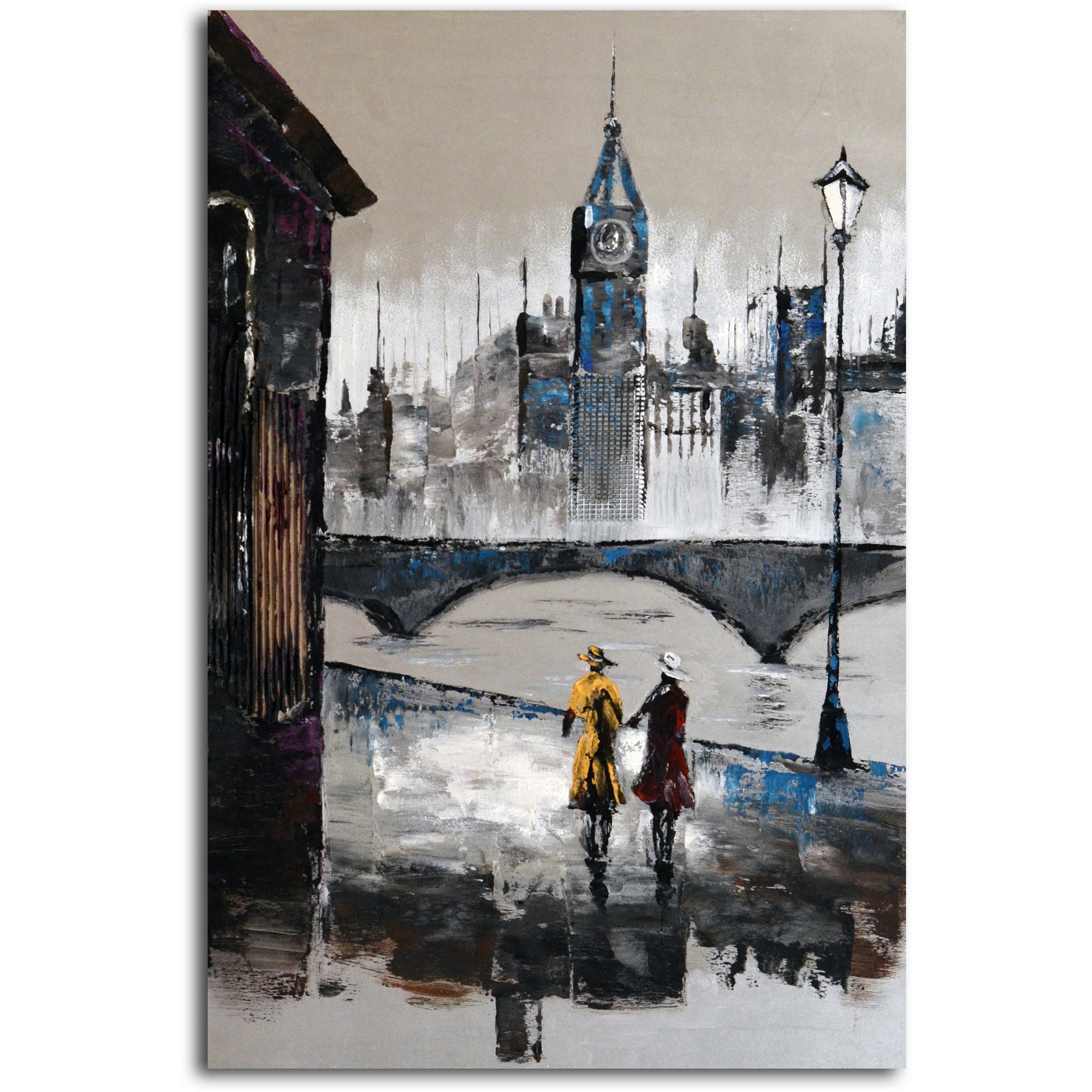 Hand painted "Love in Any Language" 2 Piece Canvas Set