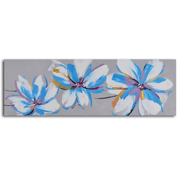 Hand Painted "Floral butterfly fancy" Canvas Art