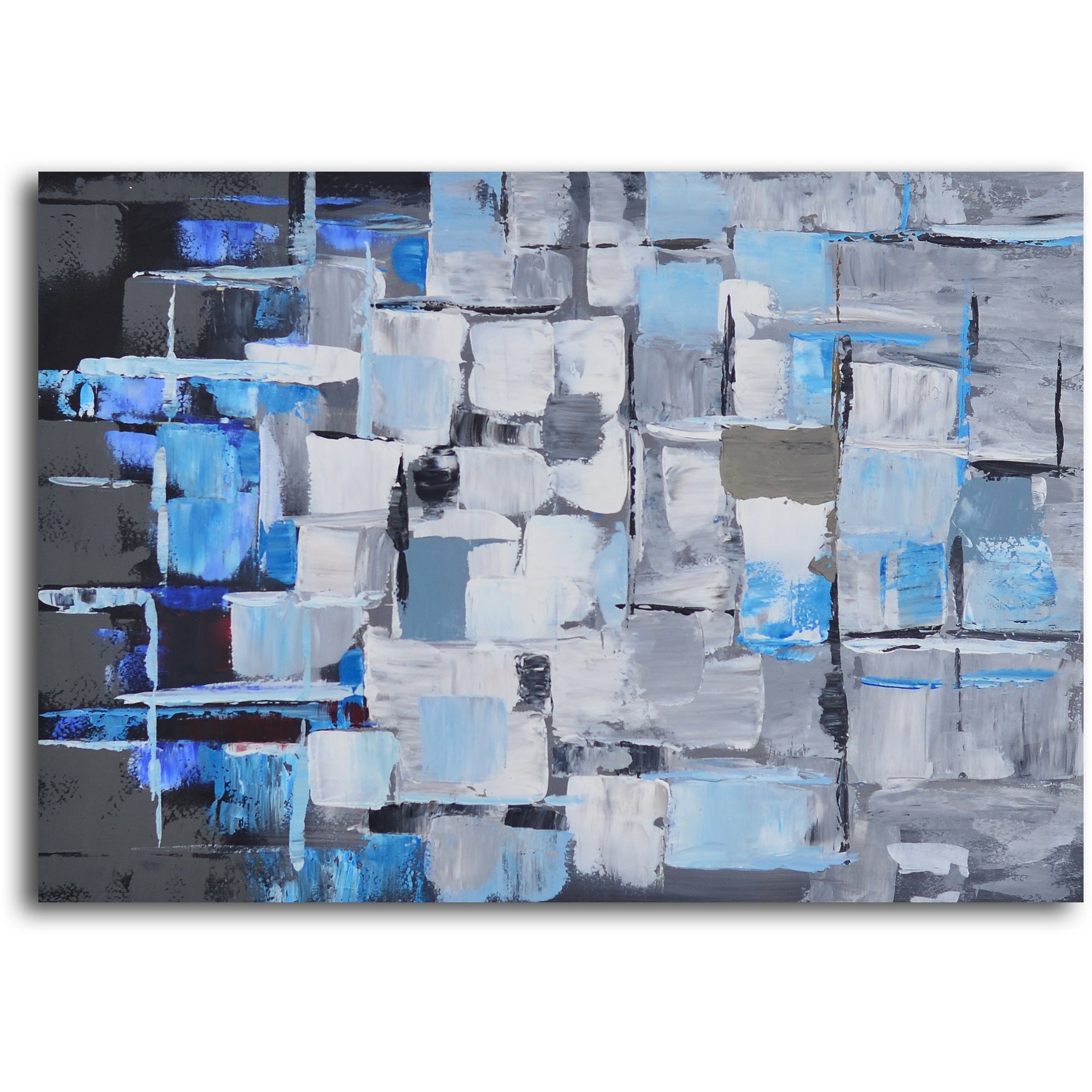Hand Painted "Seasonal colors through glass " Canvas Wall Art