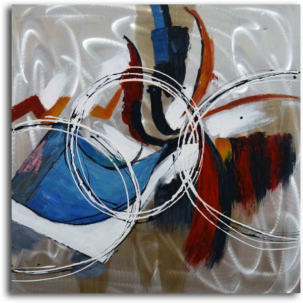 Hand painted "Open Spectrum" 2 Piece Canvas Set