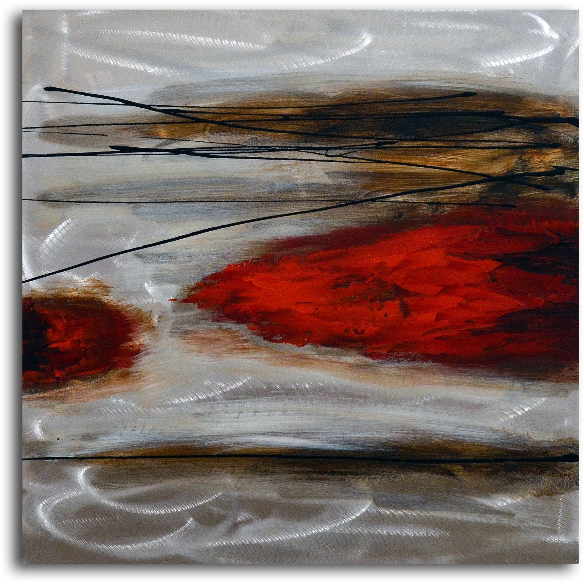 Hand painted "High Tide" 2 Piece Canvas Set
