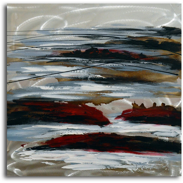 Hand painted "High Tide" 2 Piece Canvas Set