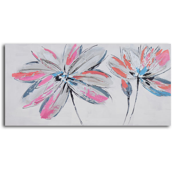Hand Painted "Bud to blooms" Canvas Art