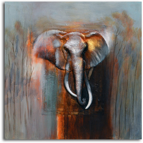 Hand painted "Ivory in Limbo" Canvas Wall Art