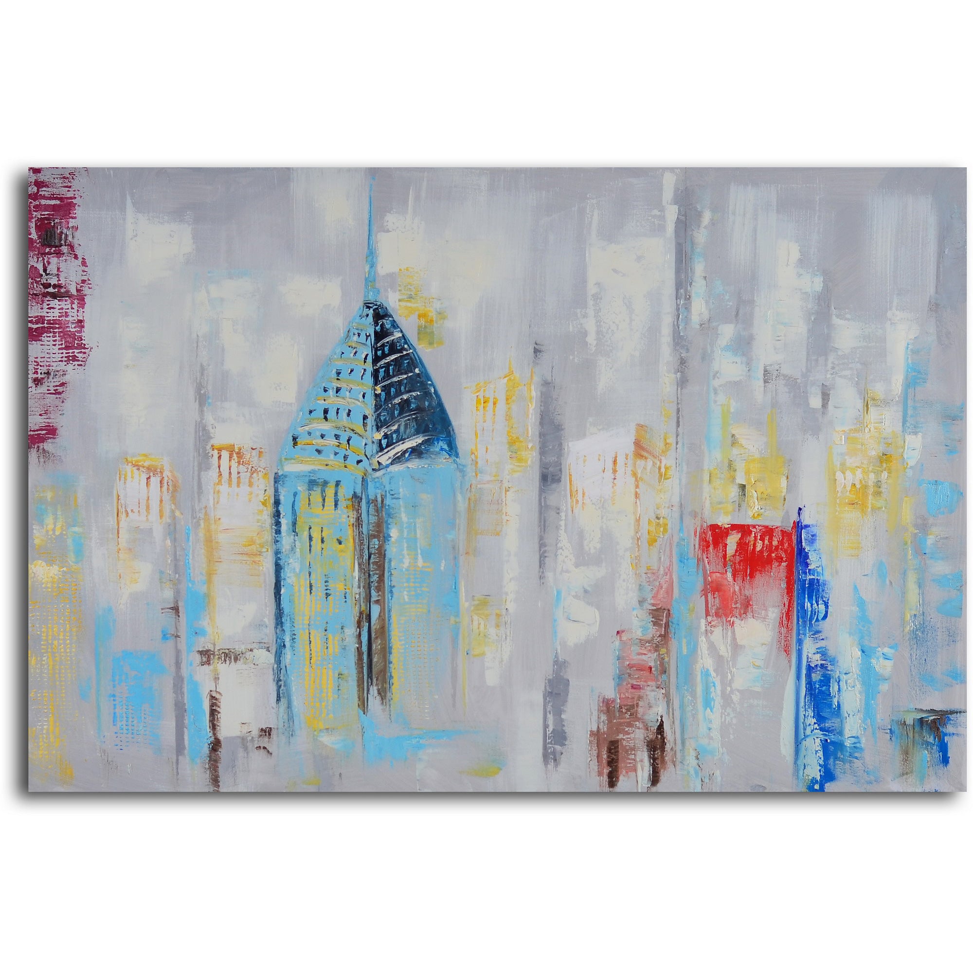 Hand Painted "Penthouse seclusion" 2 Piece Canvas Set
