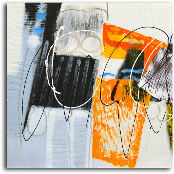 "Coloring Outside the Lines (I and II)" Original painting on canvas - Set of 2