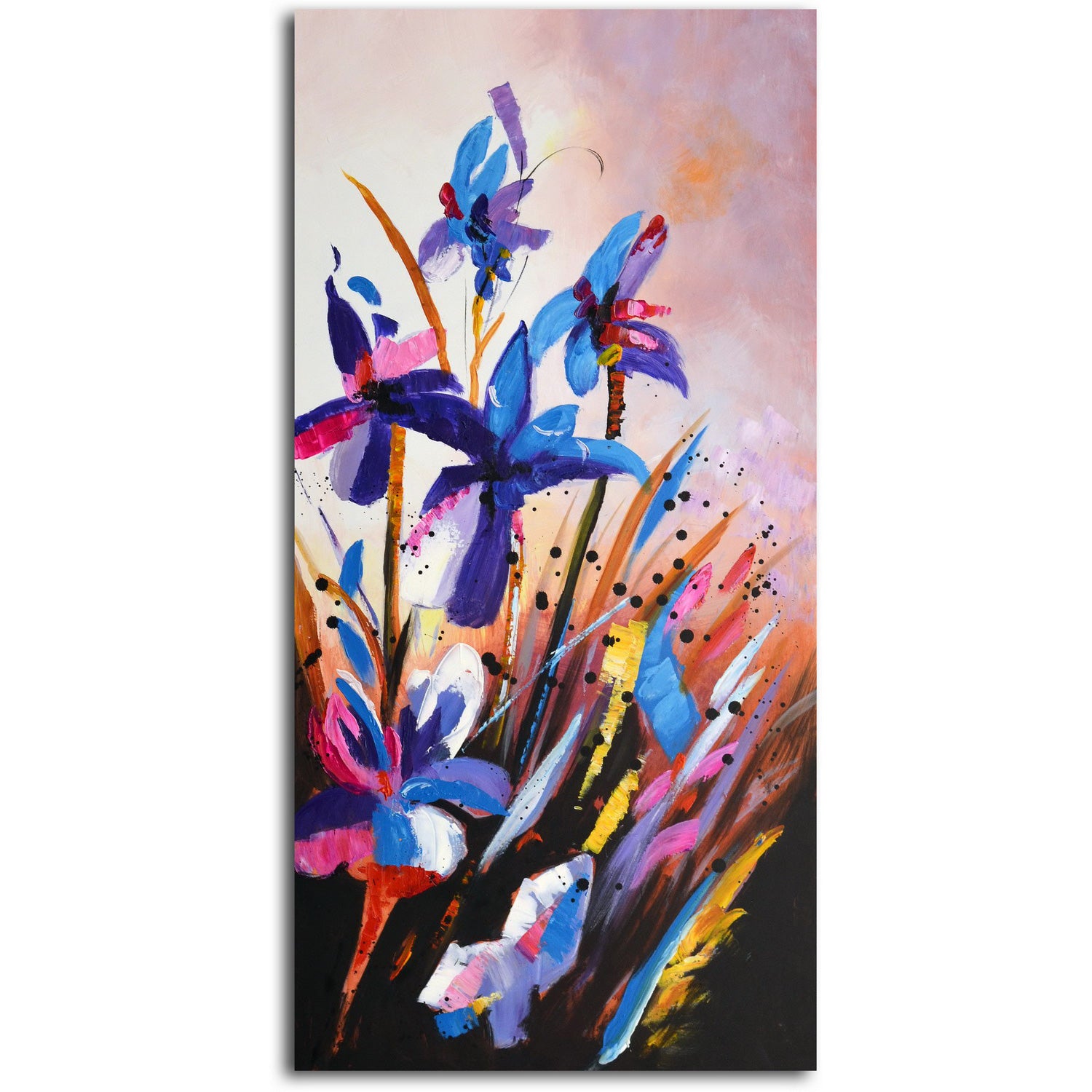 "Iris of My Eye" Original painting on canvas - Set of 2