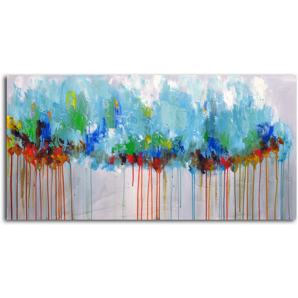 "Through the Forest" Original painting on canvas