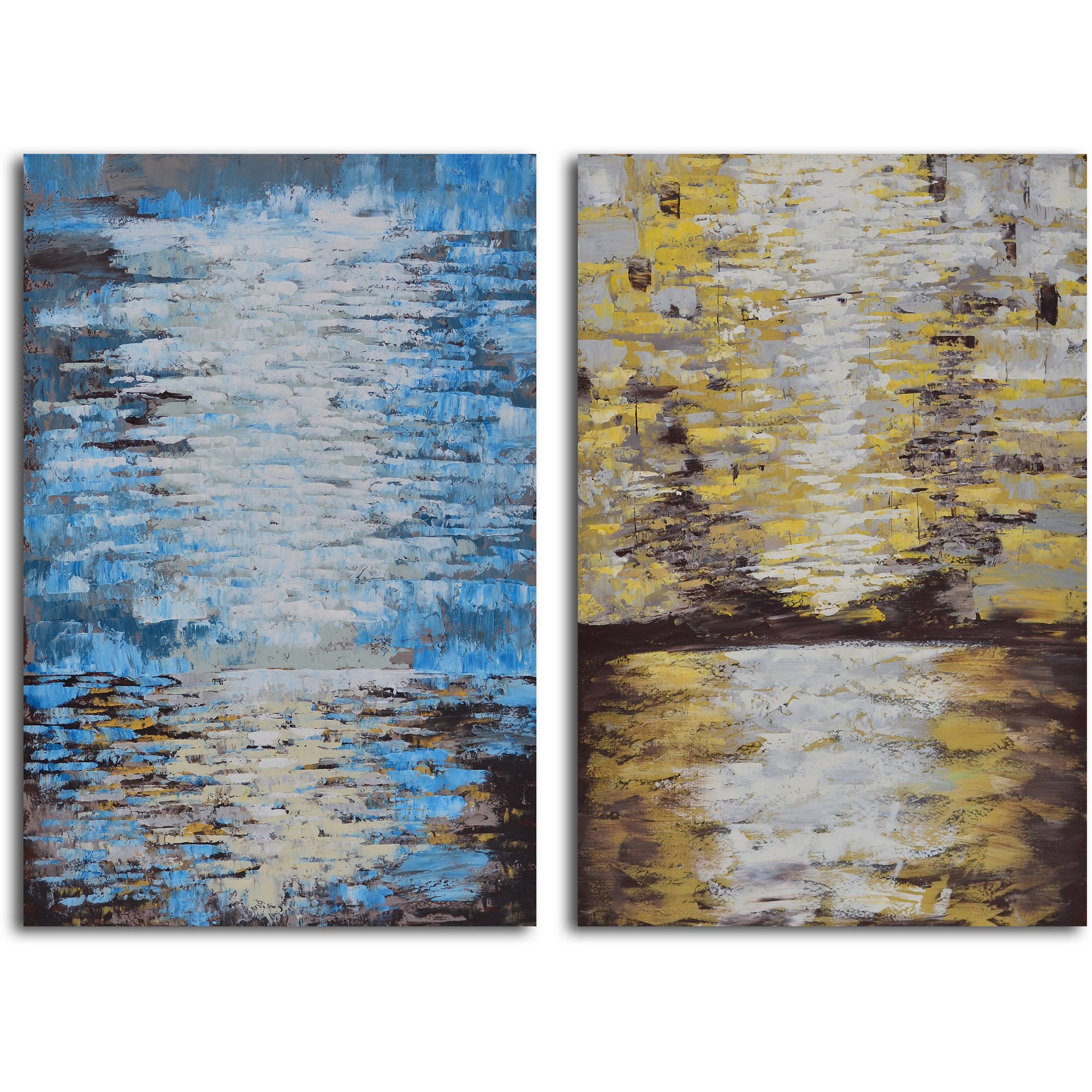 Hand Painted "Winter horizons " Canvas Wall Art