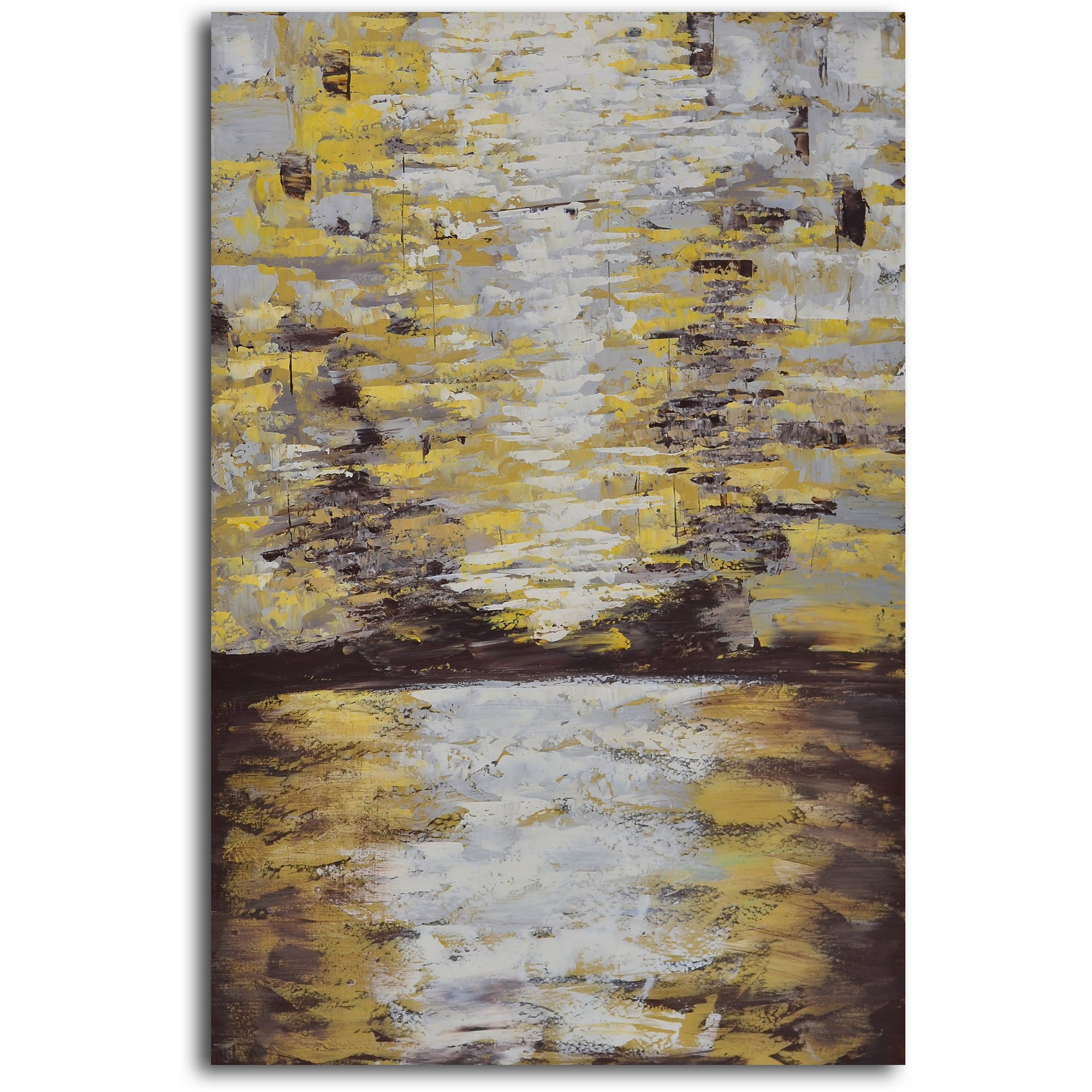 Hand Painted "Winter horizons " Canvas Wall Art