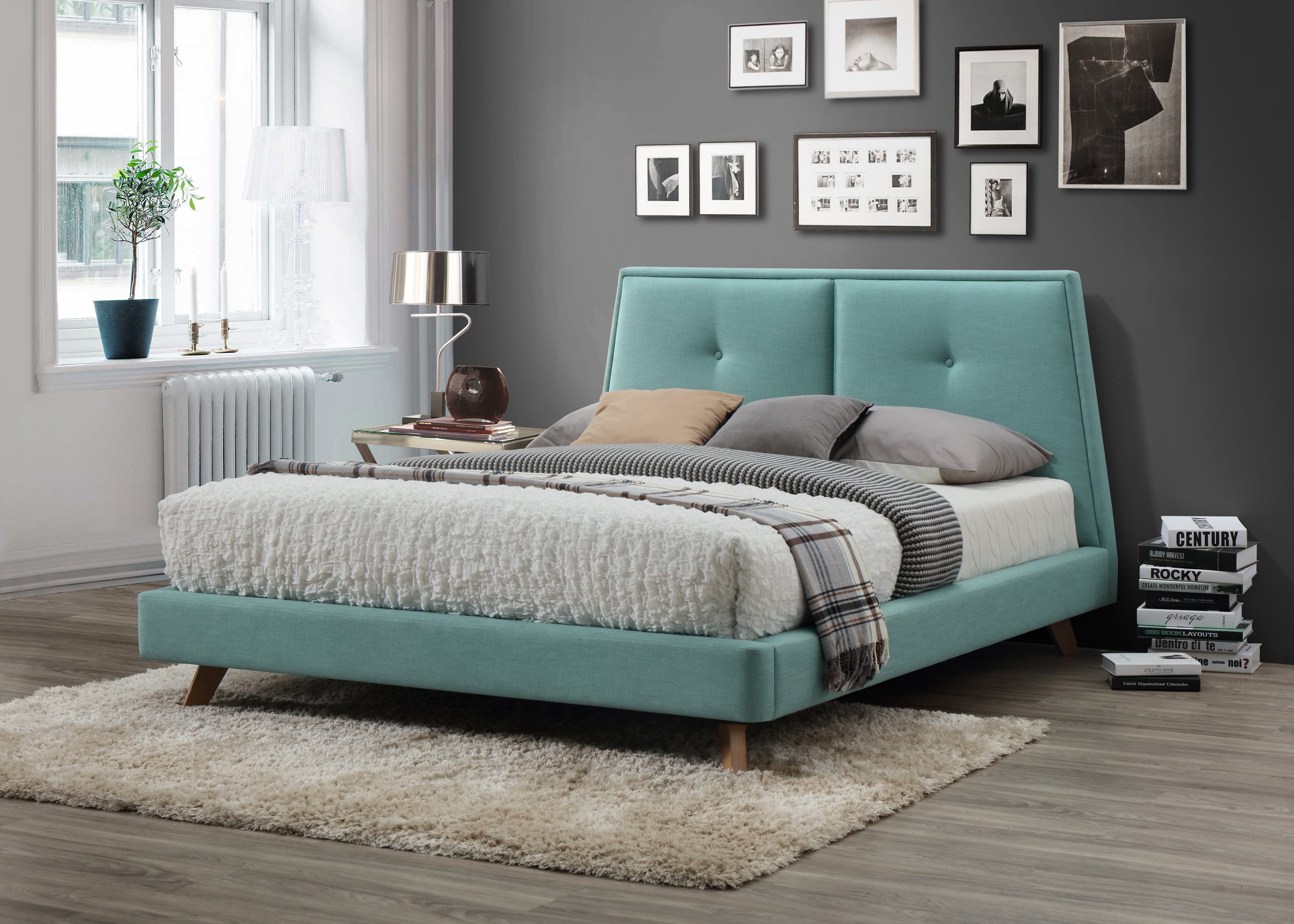 Turquoise bed frame hotsell