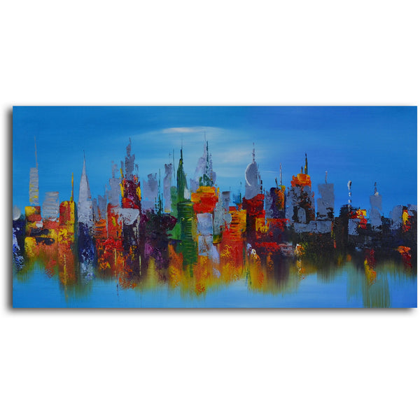 Hand painted "Autumnal Equinox" oil painting on canvas