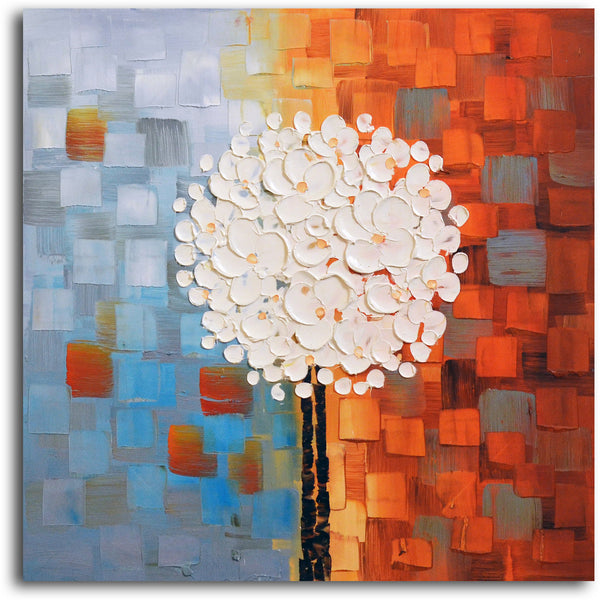 Hand painted "Make a Wish" oil painting on canvas