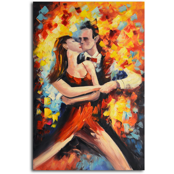 "Tangoed in Love" Original Oil Painting on Canvas