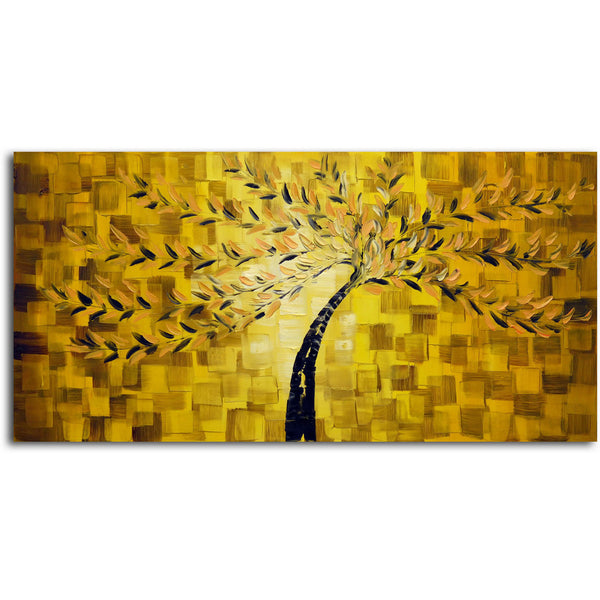 "Textured Tree" Original Oil Painting on Canvas