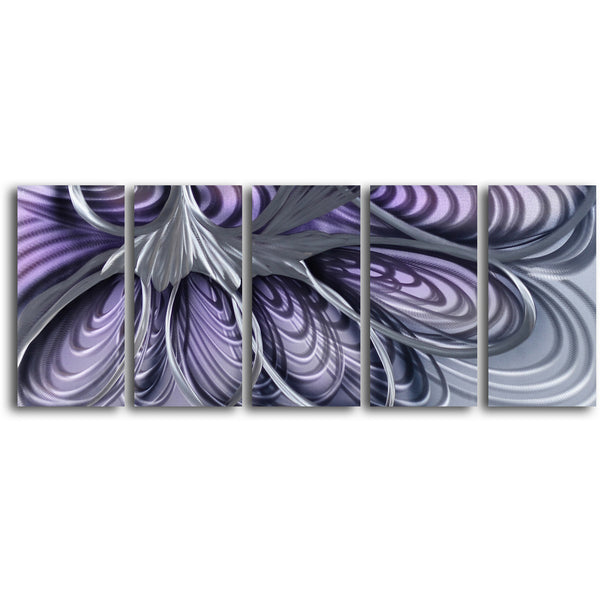 'The Hive' 5 Piece Handmade Metal Wall Art Set