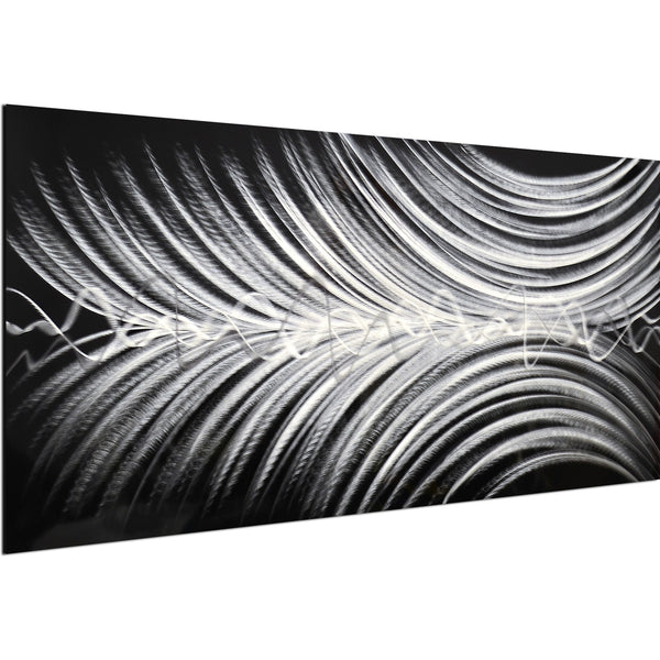 Electric curls Handmade Metal Wall Art