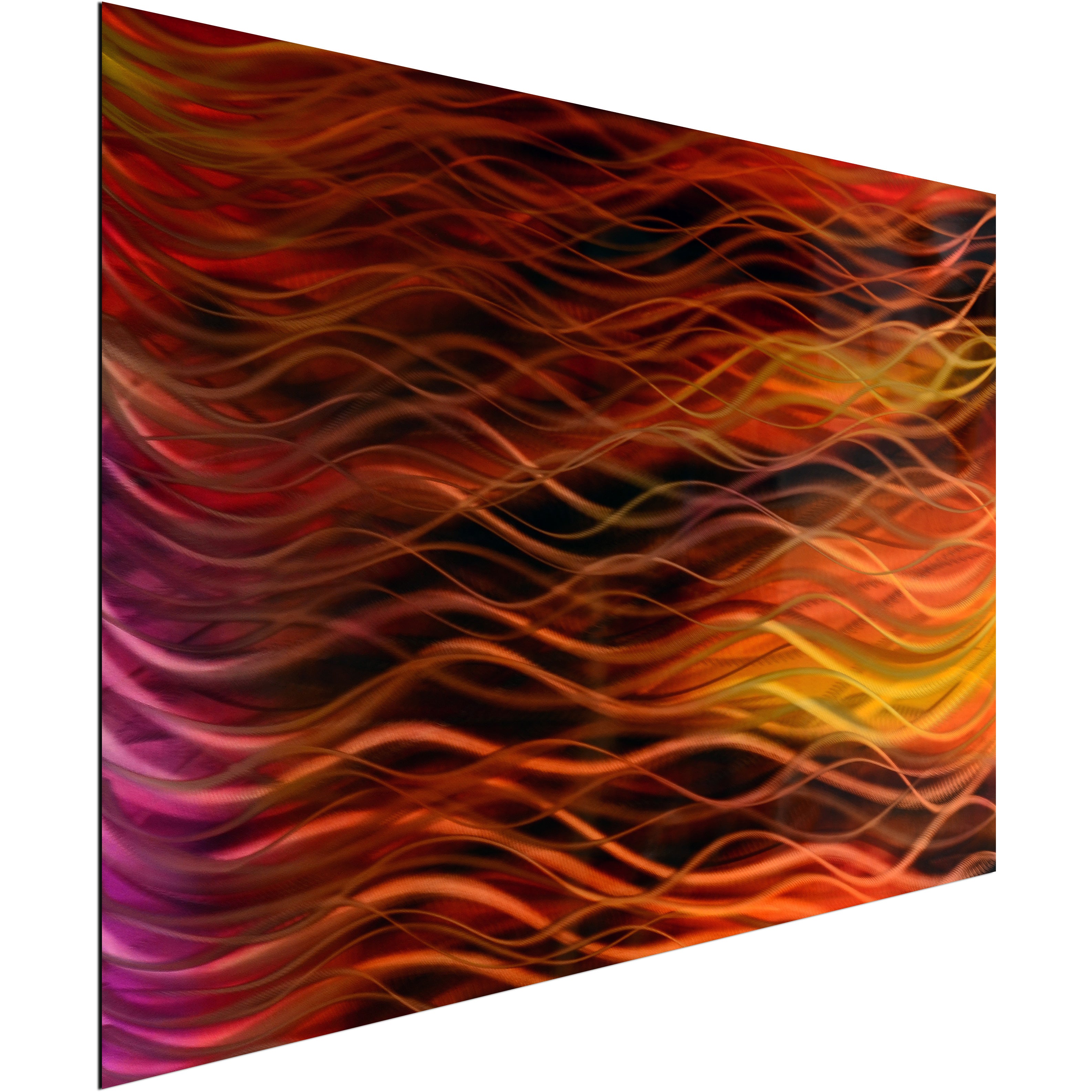 Autumn's Amber Handmade Metal Wall Art