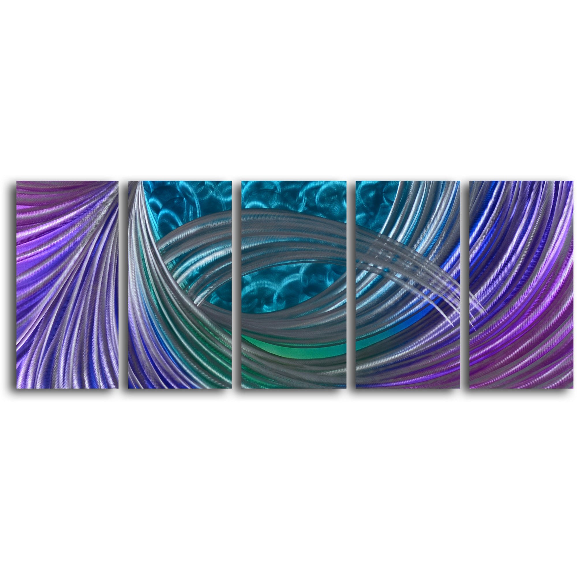 'Shoot the Gap' 5 Piece Handmade Metal Wall Art Set