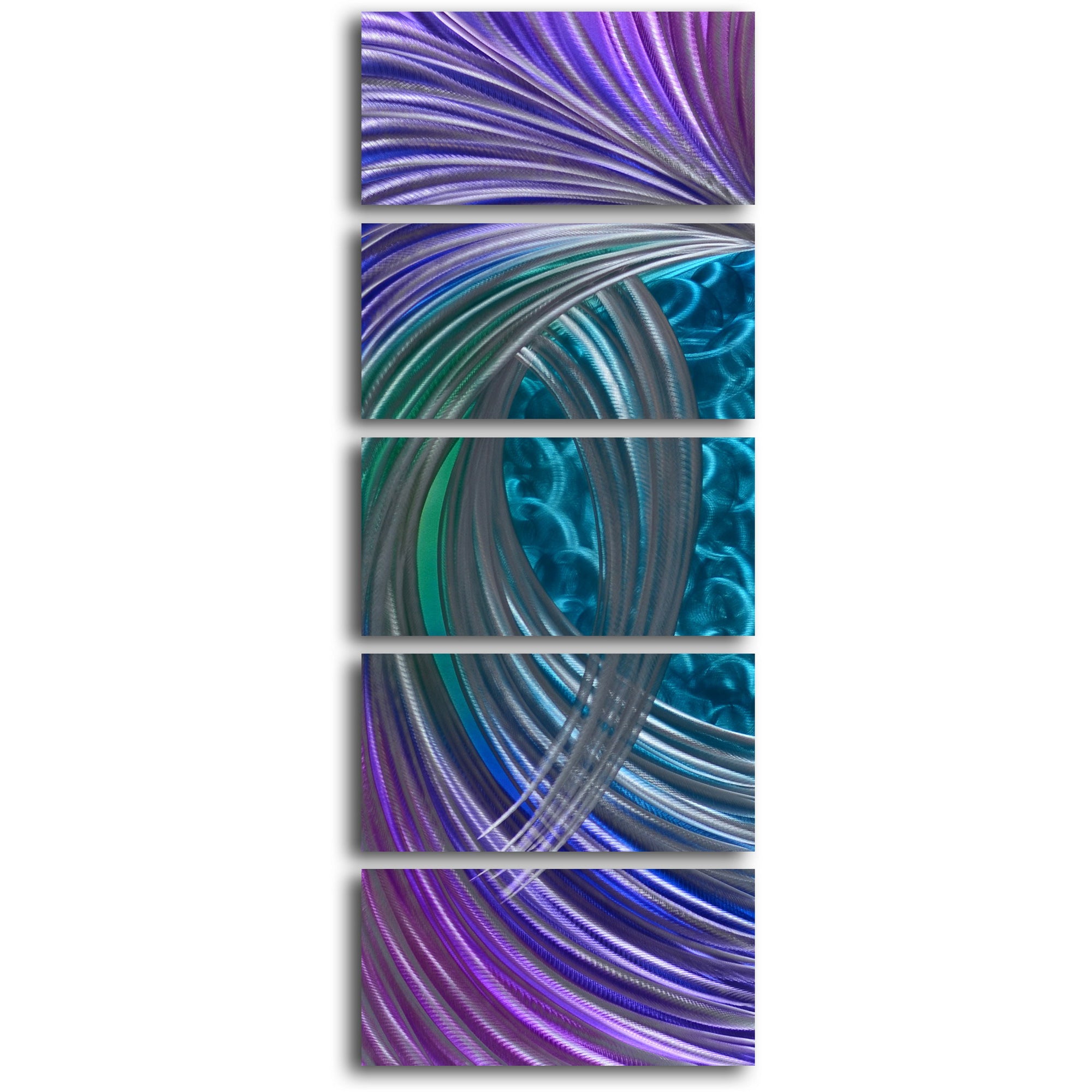 'Shoot the Gap' 5 Piece Handmade Metal Wall Art Set