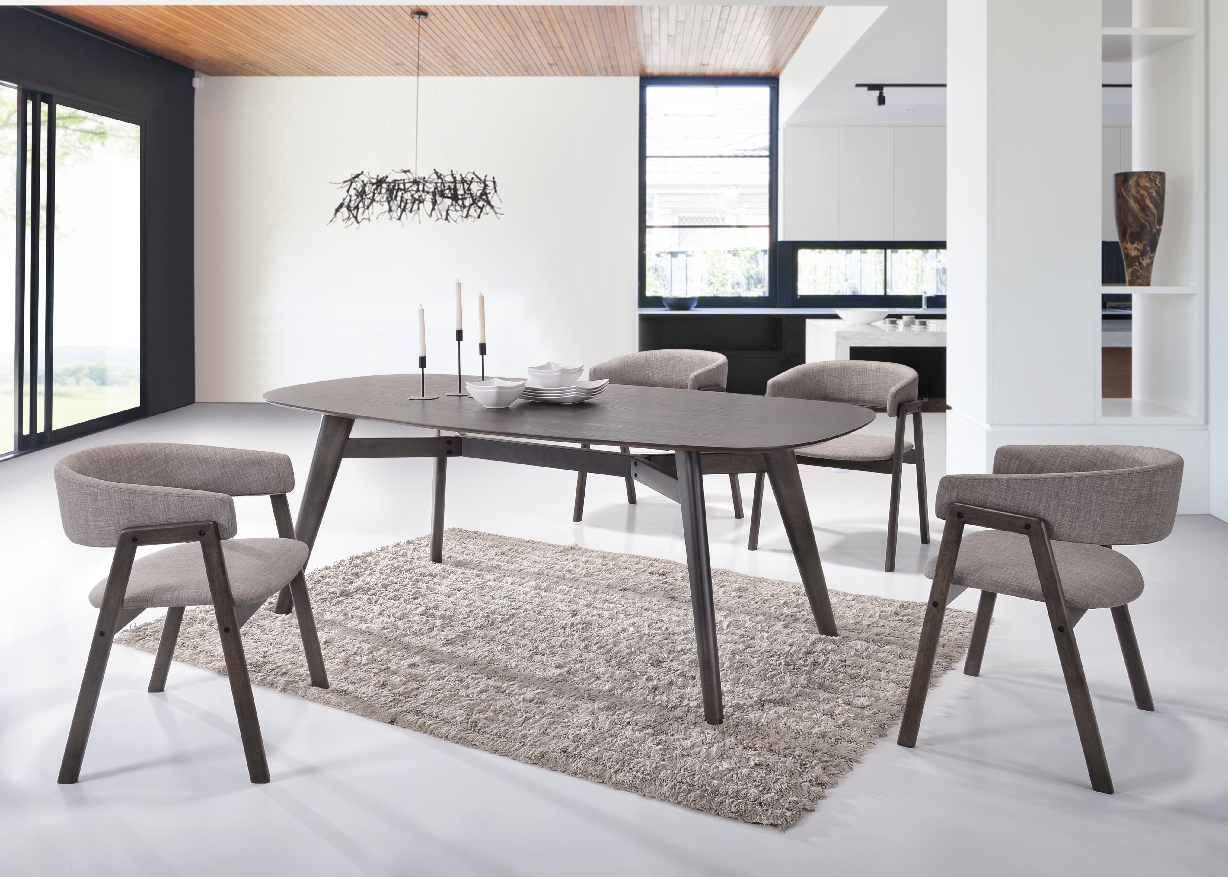 Brooklyn Dining Side Chair (Set of 2) - Perry/Walnut