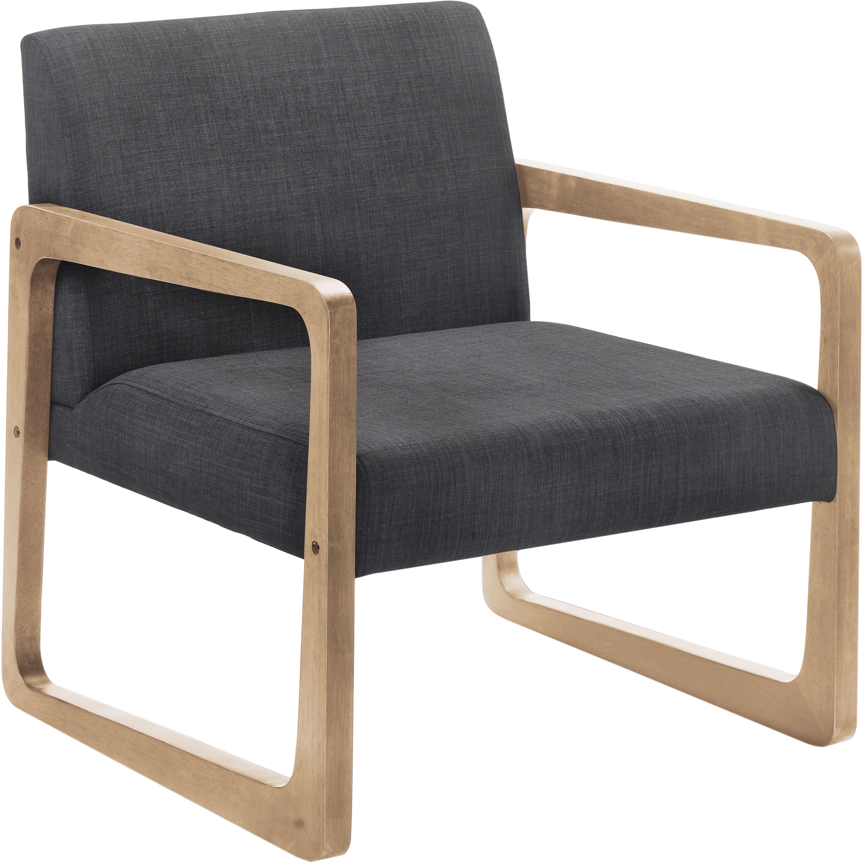 Johnson Accent Lounge Chair - Charcoal/Natural