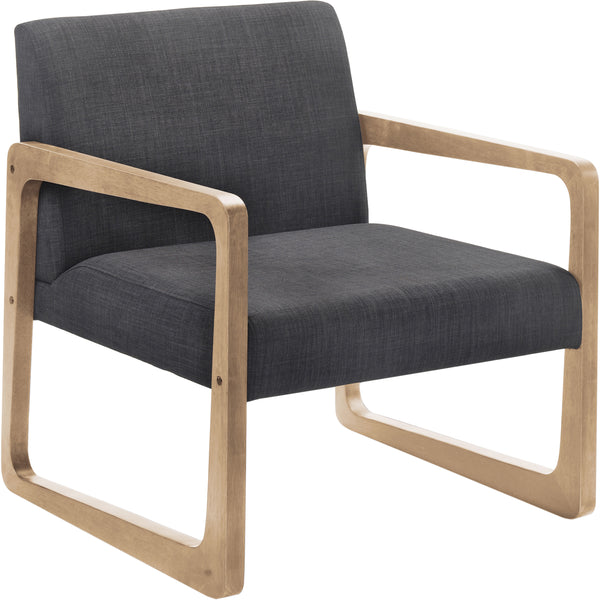 Johnson Accent Lounge Chair - Charcoal/Natural