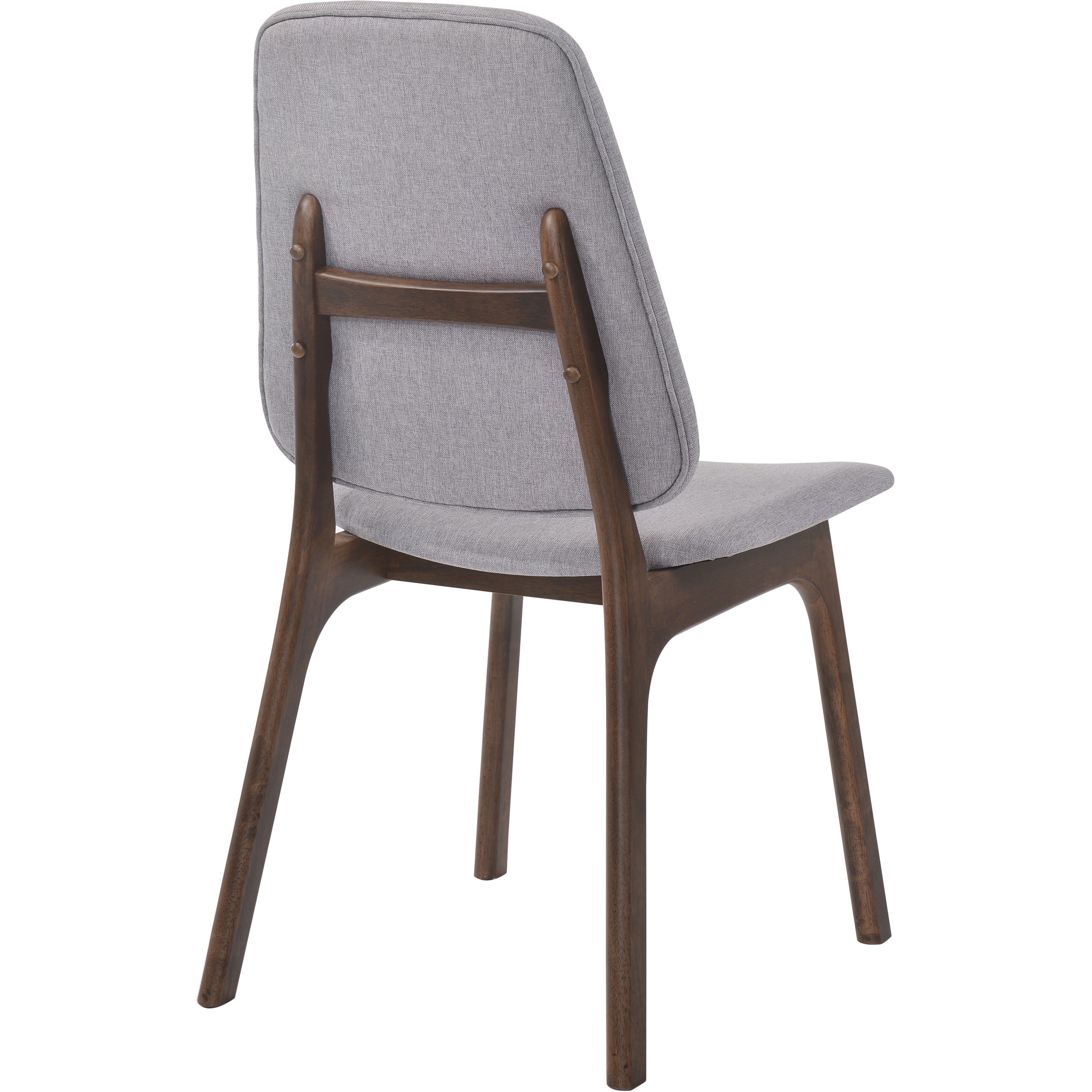 Loren Dining Side Chair (Set of 2) - Grey/Walnut