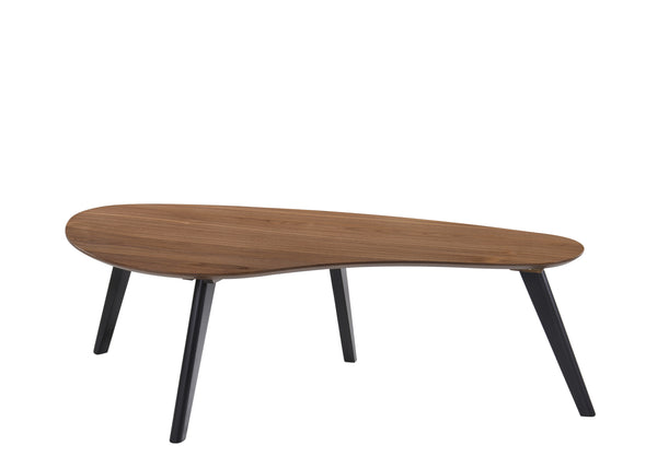 Tulip Coffee Table - Walnut/Black