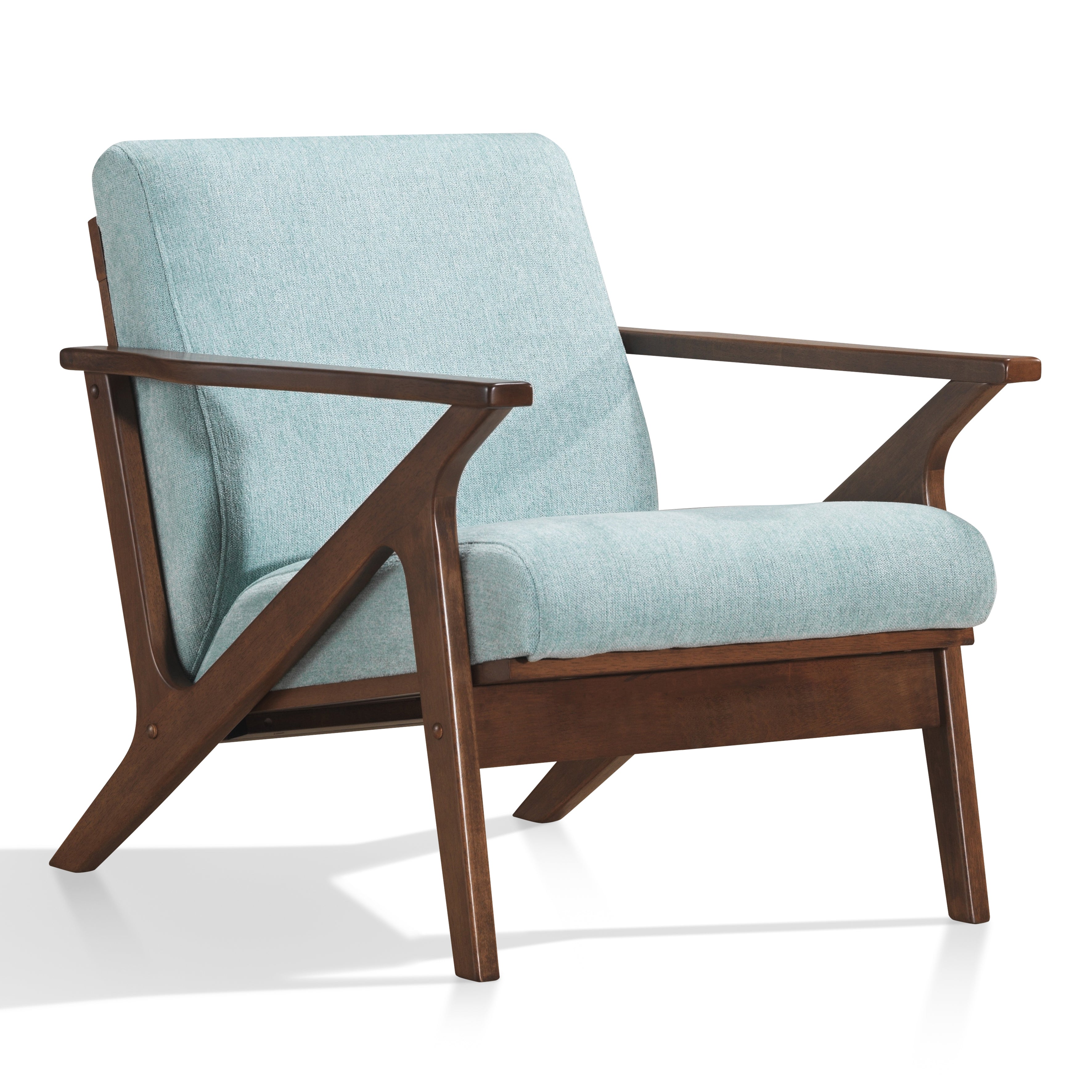 Zola Upholstered Accent Armchair - Mint