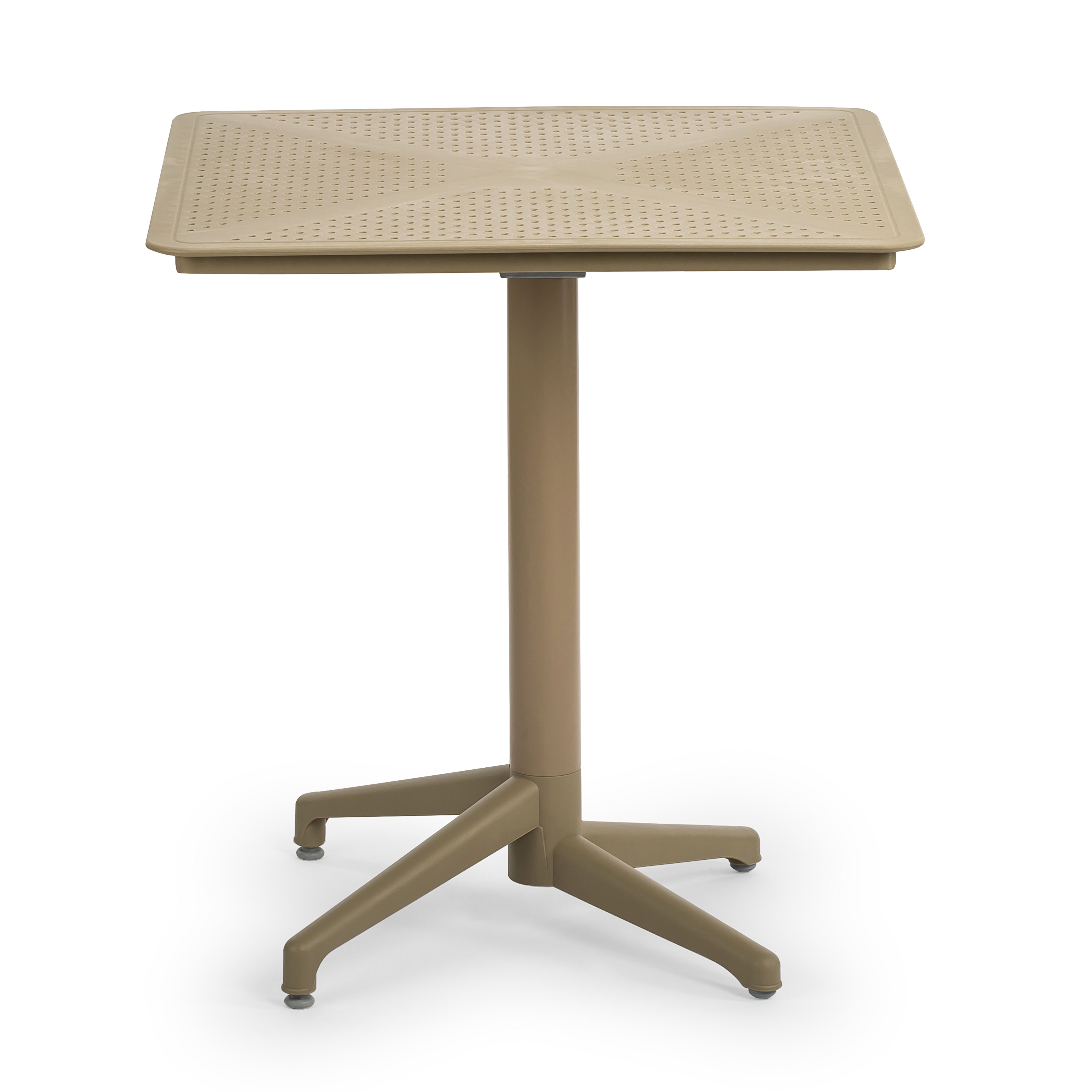 Flip Folding Plastic Outdoor or Indoor Bistro Dining Table, Coffee