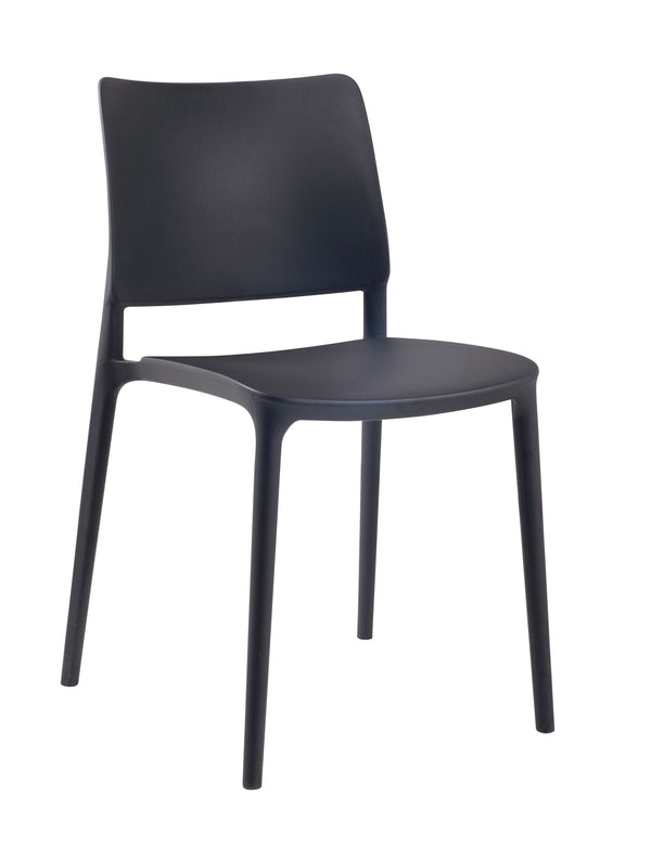 Cleo Patio Dining Chair in Anthracite - (Set of 2)