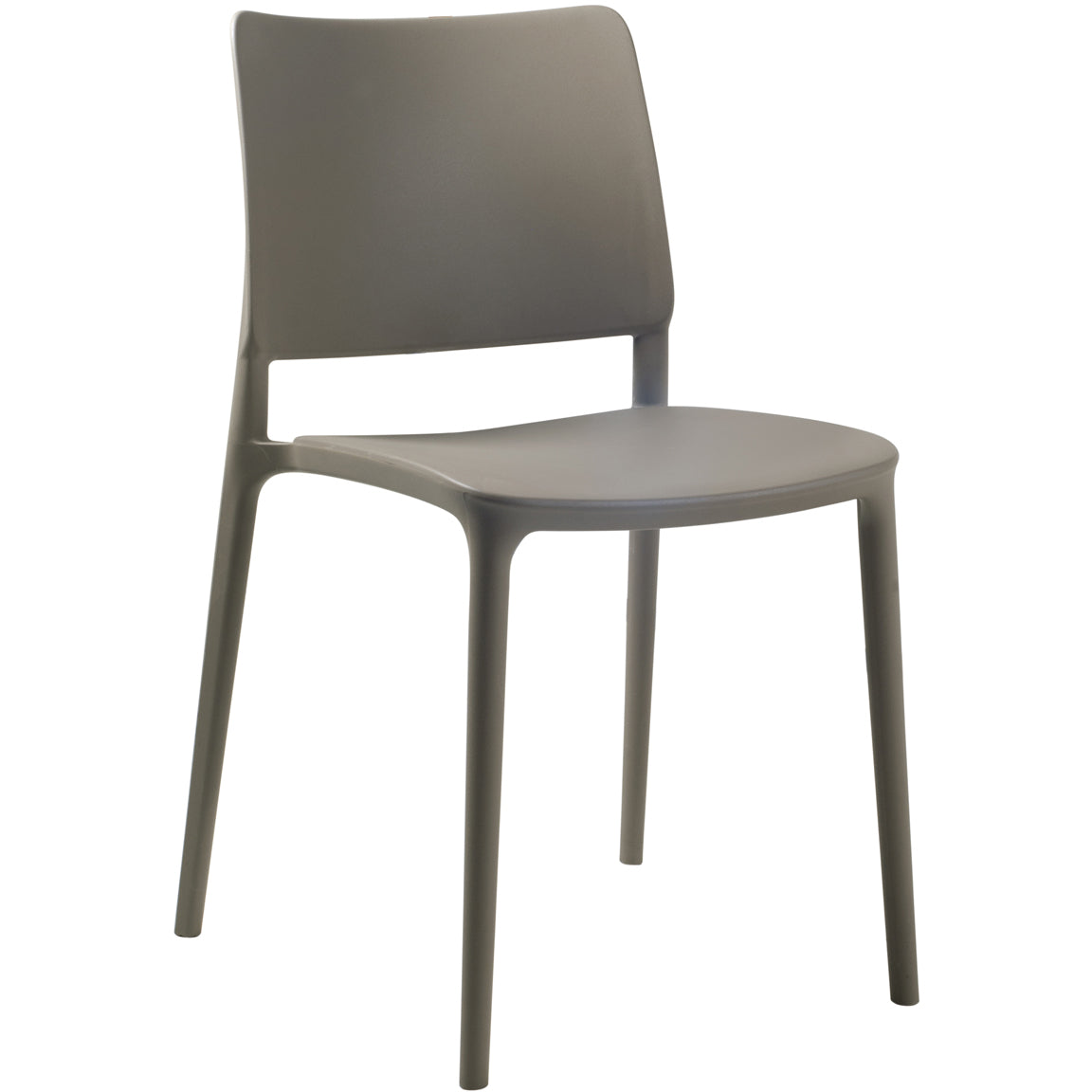 Cleo Patio Dining Chair in Taupe - (Set of 2)